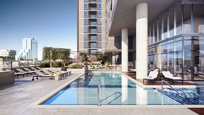 Nove at Knox Dallas apartment pool